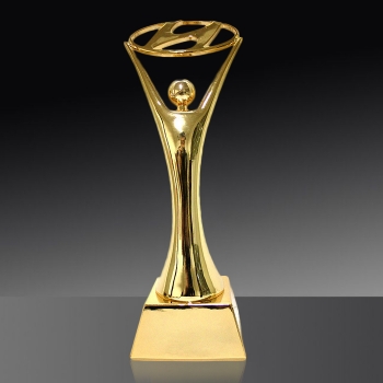 Golden Man Metal Trophy Souvenir