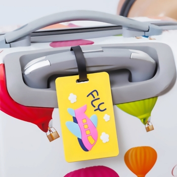 PVC軟膠卡通行李牌旅遊配件