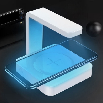 Wireless charger with UV germicidal lamp