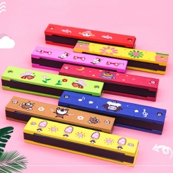 Wooden harmonica for school opening