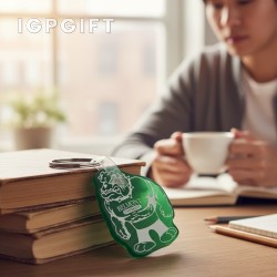 透明狗狗軟膠鑰匙圈
