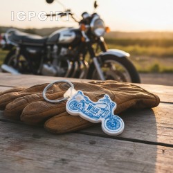 摩托車軟膠鑰匙圈
