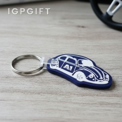 VW甲蟲軟膠鑰匙圈