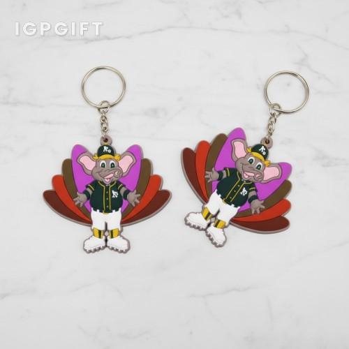 定製3D立體PVC鑰匙扣
