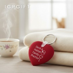 柔軟心形鑰匙圈