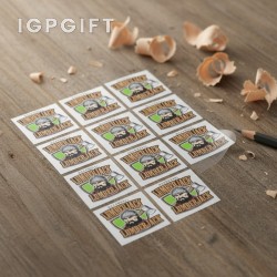 全色靜態貼紙 - 方形 - 1