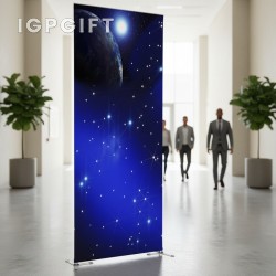 可伸縮單面展示架