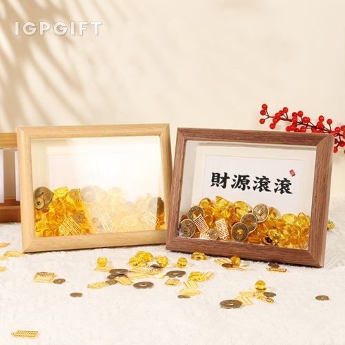 元寶發財創意相框擺件