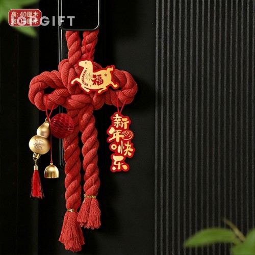 新年萬字結裝飾