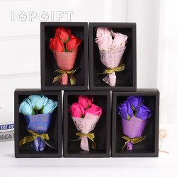 黑盒香皂花手工花束