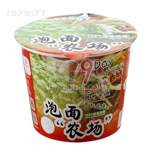 紙質泡麵農場盆栽