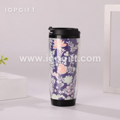 雙層塑料變色廣告杯子