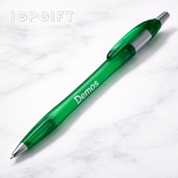 透明流線型按壓筆