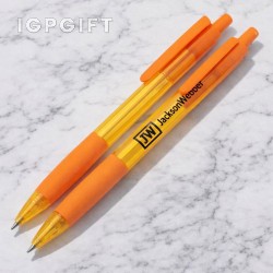 透明流線型圓珠筆