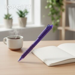 靜音按壓型軟觸感凝膠筆