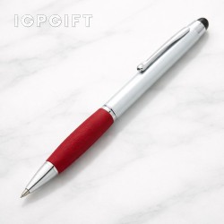 銀色旋轉觸控筆