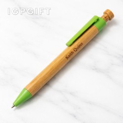 竹製圓筒鋼珠筆