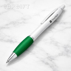 流線型銀色簽字筆