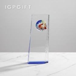 藍白水晶獎盃