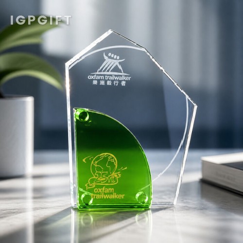 雙色搭配水晶擺設