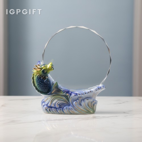龍魚水晶獎盃定製