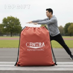 休閒運動抽繩背包