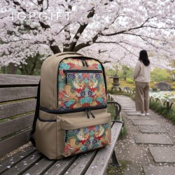多功能刺繡背包