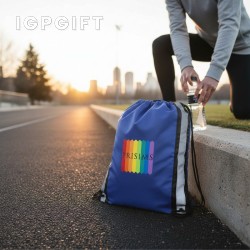 反光條紋運動背包