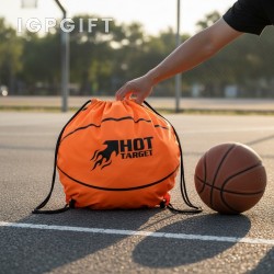 籃球運動抽繩背包
