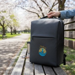 輕便15吋筆記型電腦背包 - 刺繡設計