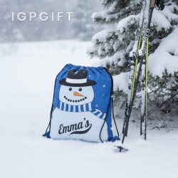 聖誕雪人運動背包