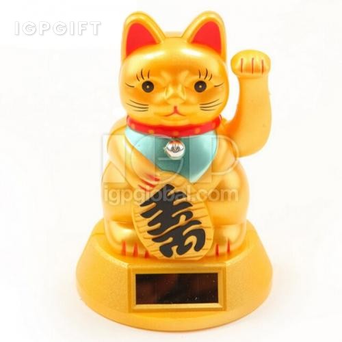 幸運太陽能招財貓