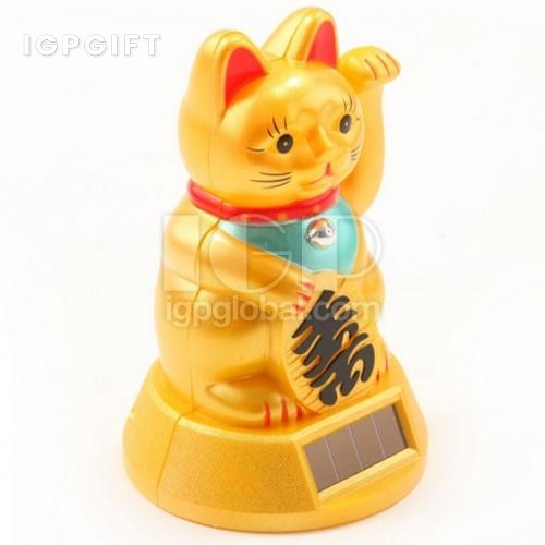 幸運太陽能招財貓