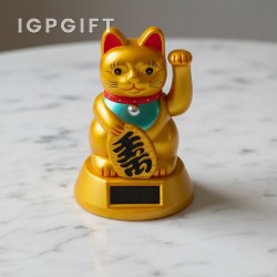 幸運太陽能招財貓