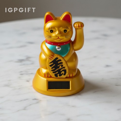 幸運太陽能招財貓