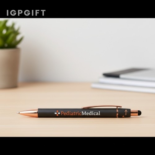 玫瑰金多功能指尖旋轉筆