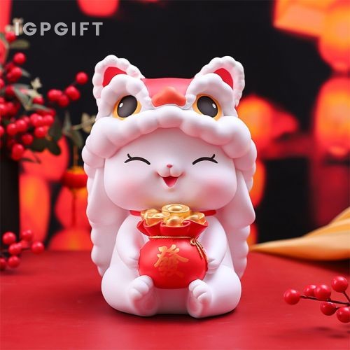 春節兔子儲錢罐