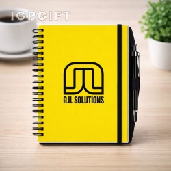 可定製聚丙烯筆記本與筆