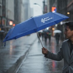 三段式自動開收雨傘