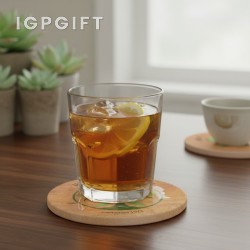 吸水石圓形杯墊 - 沙岩款