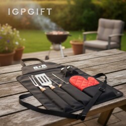 全能BBQ圍裙與燒烤工具組