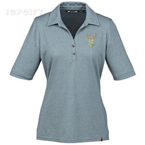 女士休閒圓領Polo衫