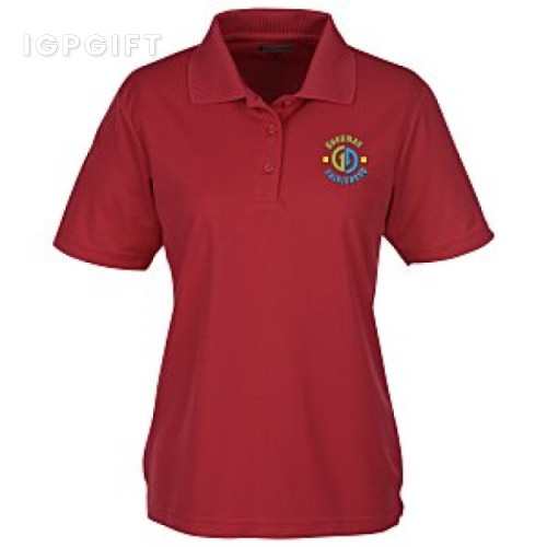 女士微孔速乾 polo 衫