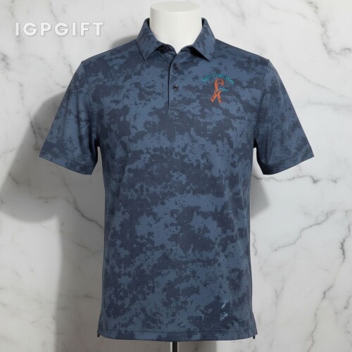 迷彩印花 polo 恤衫