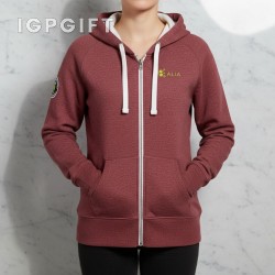 女性全拉鏈運動 Hoodie