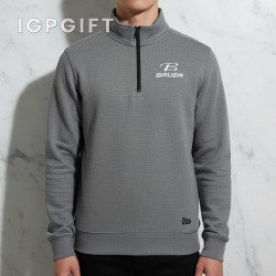 時尚四分之一拉鍊長袖拉克服
