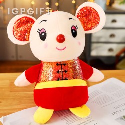 鼠年吉祥物公仔玩具
