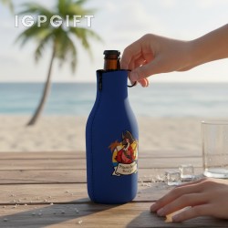雙面拉鏈啤酒瓶保冷器