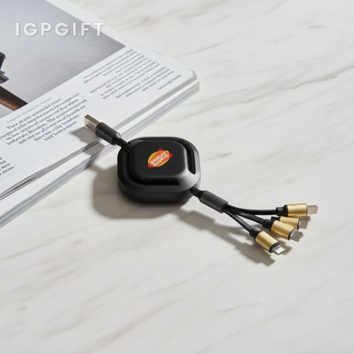 多功能可伸縮USB充電線