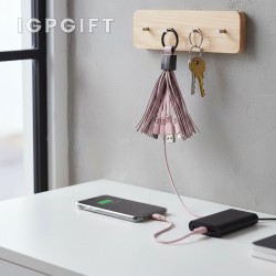 流行流線型充電線鑰匙扣